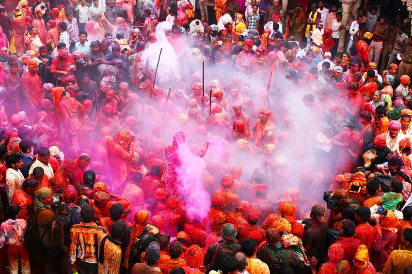 Holi and Diwali festival celebration