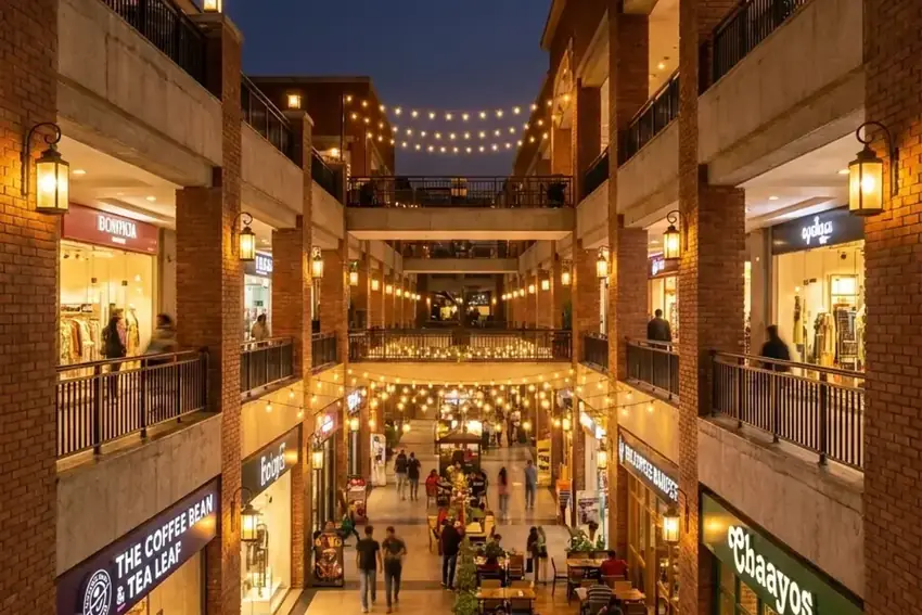 DLF Galleria Gurugram night