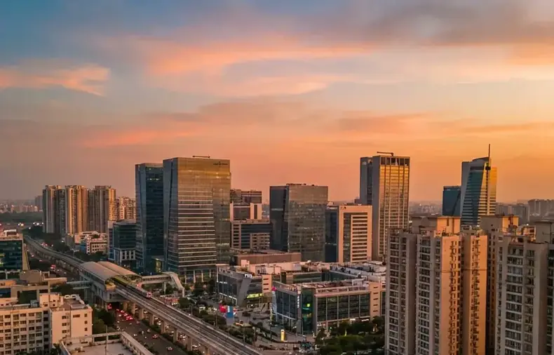 Gurugram skyline